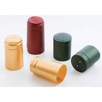 CAPSULA TERMORETRAIBILE X BOTTIGLIE VINO - VERDE MM 31X55 CF=PZ 100- 2 confezioni