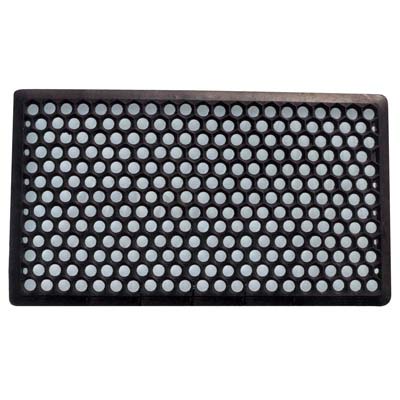 ZERBINO NIDO APE DROP - GOMMA NERA CM 40X70- 2 pezzi