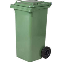 BIDONE IMMONDIZIA GREEN 240 + RUOTE ICS  VERDE LT 240 CM 72X58 H.CM 106