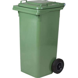 BIDONE IMMONDIZIA GREEN 240 + RUOTE ICS  VERDE LT 240 CM 72X58 H.CM 106