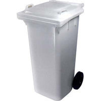 BIDONE IMMONDIZIA GREEN 120 + RUOTE ICS  BIANCO LT 120 CM 55X50 H.CM 94