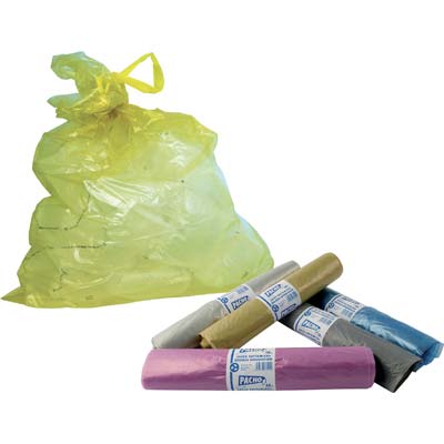 SACCO IMMONDIZIA CONDOMINIO + MANIGLIE - CM 70X110 AZZURRO CF=PZ 10- 45 confezioni