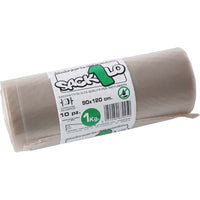 SACCO IMMONDIZIA INDUSTRIALE AMBRA ELEPACKING - CM 70X110 MY 50 CF=PZ 10- 28 confezioni