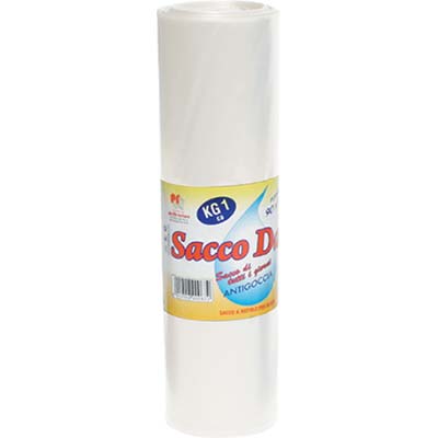 SACCO IMMONDIZIA CONDOMINIO - CM 80X110 NEUTRO CF=PZ 10- 20 confezioni