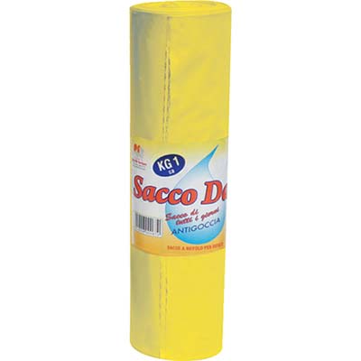 SACCO IMMONDIZIA CONDOMINIO - CM 90X120 GIALLO CF=PZ 8- 20 confezioni