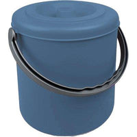 PATTUMIERA IMMONDIZIA EUREKA STEFANPLAST - PALACE BLUE LT 15 CM 27 H.CM 29- 2 pezzi