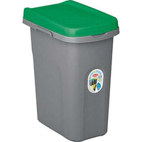 PATTUMIERA IMMONDIZIA ECO SYSTEM STEFANPLAST - VERDE LT 15 CM 33X22 H.CM 41- 2 pezzi