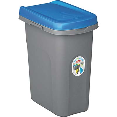 PATTUMIERA IMMONDIZIA ECO SYSTEM STEFANPLAST - BLU LT 15 CM 33X22 H.CM 41- 2 pezzi