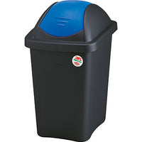 BIDONE IMMONDIZIA MULTIPAT STEFANPLAST - BLU LT 60 CM 39X39 H.CM 68- 2 pezzi