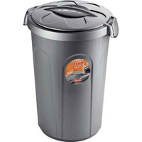 BIDONE IMMONDIZIA TOM STEFANPLAST  GRIGIO LT 46 CM 45X40 H.CM 61