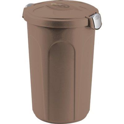 BIDONE IMMONDIZIA TOM STEFANPLAST  TORTORA LT 46 CM 45X40 H.CM 61