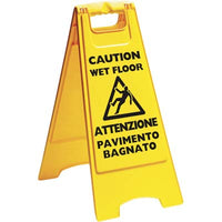 SEGNALE ATTENZIONE PAVIMENTO BAGNATO APEX  PP CM 31 H.CM 67