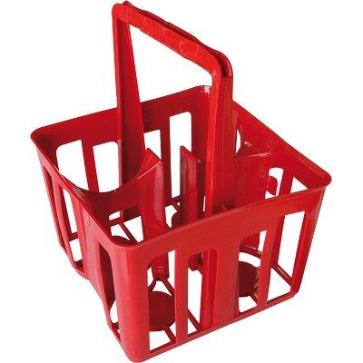 CESTELLO PORTA BOTTIGLIONI STEFANPLAST - PLT POSTI 4 LT 2 CM 25X25 H.CM 32,5- 5 pezzi
