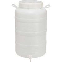 FUSTO BOCCA LARGA X RUBINETTO  HDPE LT 50 MM 355 H.MM 625 3/4F