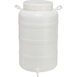 FUSTO BOCCA LARGA X RUBINETTO  HDPE LT 50 MM 355 H.MM 625 3/4F