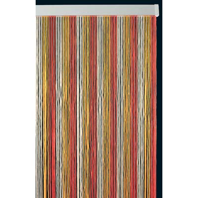 TENDINA PRONTA ANNA  CORDINO ARANCIO CM 120 H.CM 240