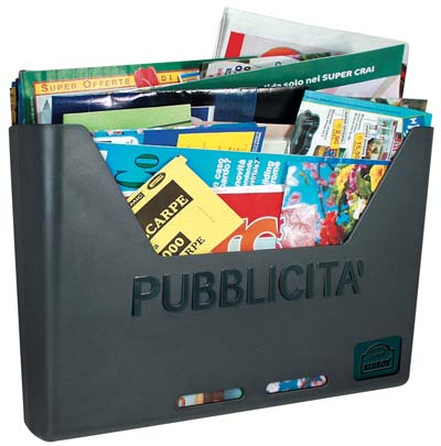 CASSETTA PORTA PUBBLICITA CAROSELLO ALUBOX  POLICARBONATO ANTRACITE MM 250X75 H.MM 360