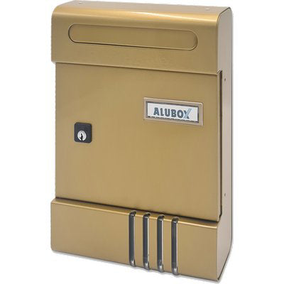 CASSETTA POSTA SE ALUBOX  ALLUMINIO VERNICIATO BRONZO MM 200X70 H.MM 290