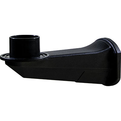 BRACCIO X LAMPIONE GLOBO  ABS NERO L.CM 22,5