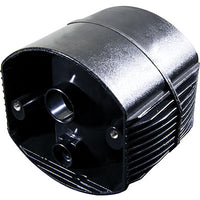 RACCORDO DOPPIO BRACCIO X PALO LAMPIONE GLOBO  ABS NERO