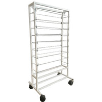 ESPOSITORE PLASTICA ADESIVA ALKOR  ACCIAIO VERNICIATO POSTI 18