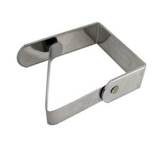 FERMATOVAGLIA A MOLLA - INOX MM 40- 50 pezzi