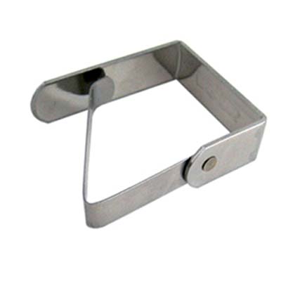 FERMATOVAGLIA A MOLLA - INOX MM 40- 50 pezzi