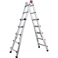 SCALA TELESCOPICA PROFI AUTO SICOS  ALLUMINIO H.CM 139/498 PIOLI 5+5