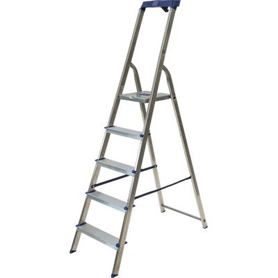 SCALA LIBRETTO GAMMA EN 131 FACAL  ALLUMINIO/ACCIAIO GRADINI 5 H.CM 105