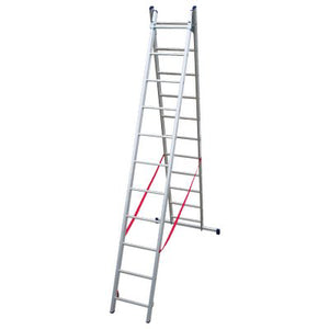 SCALA PARALLELA 2 RAMPE STILO FACAL - ALLUMINIO EN 131 H.CM 247/426 PIOLI 2X 9