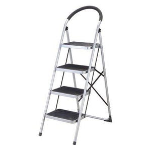 SGABELLO JAFAR DOMUS  ACCIAIO VERNICIATO GRADINI 4 H.MM 972