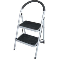 SGABELLO JAFAR DOMUS  ACCIAIO VERNICIATO GRADINI 2 H.MM 486