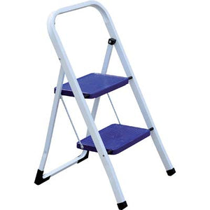 SGABELLO ALADINO DOMUS  ACCIAIO VERNICIATO GRADINI 2 H.MM 450