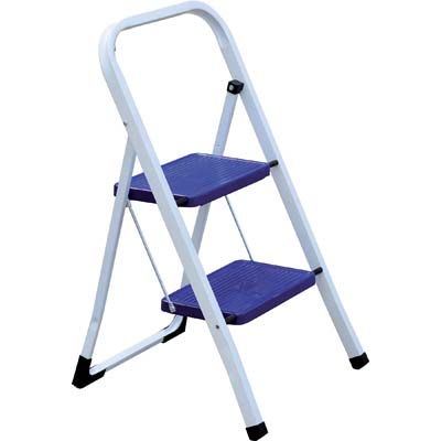 SGABELLO ALADINO DOMUS  ACCIAIO VERNICIATO GRADINI 2 H.MM 450