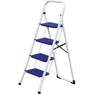 SGABELLO ALADINO DOMUS  ACCIAIO VERNICIATO GRADINI 4 H.MM 900