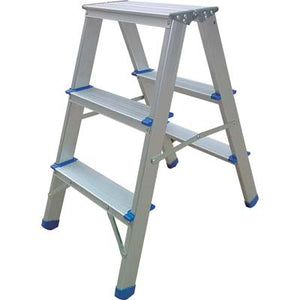 SGABELLO RAJA DOMUS  ALLUMINIO GRADINI 3 H.MM 658