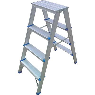 SGABELLO RAJA DOMUS  ALLUMINIO GRADINI 4 H.MM 876