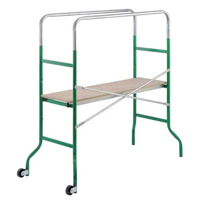 TRABATTELLO KREO SUPERMINI GIERRE  ACCIAIO VERN /LEGNO CM 144X62 H.CM 106/142