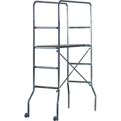 TRABATTELLO TRIO MARCHETTI  ACCIAIO ZINCATO CM 130X60 H.CM 118/188