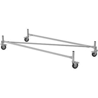 BASE TRABATTELLO GRIM EU 75 50045 MARCHETTI  ACCIAIO ZINC CM 165X75 + 4 RUOTE