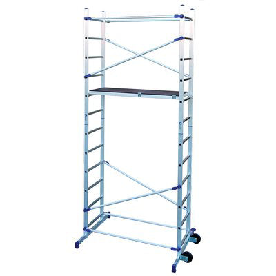 TRABATTELLO CLIC FACAL  ALLUMINIO CM 143X51 H. CM 236/365