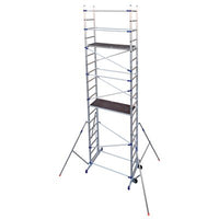 ALZATA CLAC X TRABATTELLO CLIC FACAL  ALLUMINIO CM 143X51 H. CM 210