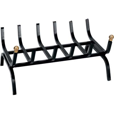 BRUCIALEGNA X CAMINO  FERRO BATTUTO + POMI OTTONE CM 30