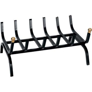 BRUCIALEGNA X CAMINO  FERRO BATTUTO + POMI OTTONE CM 30