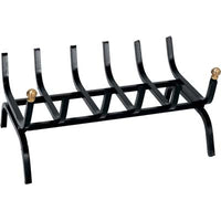 BRUCIALEGNA X CAMINO  FERRO BATTUTO + POMI OTTONE CM 60