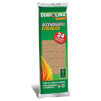 ACCENDIFUOCO ECOLOGICO  24 DIAVOLINA FUOCO - CUBETTI 24- 24 pezzi