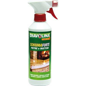 PULITORE PIETRA E MATTONI SPRAY DIAVOLINA FUOCO - ML 500- 6 pezzi