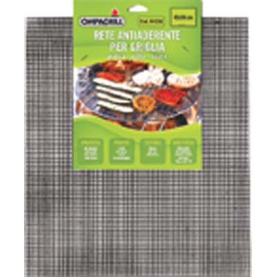 RETE ANTIADERENTE GRATICOLA BARBECUE OMPAGRILL - CM 42X36- 3 pezzi