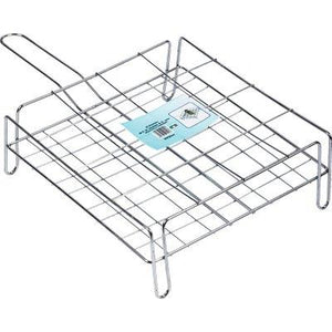 GRATICOLA BARBECUE A RETE DOPPIA CARCIOFI FD - ACCIAIO CROMATO CM 30X30- 2 pezzi