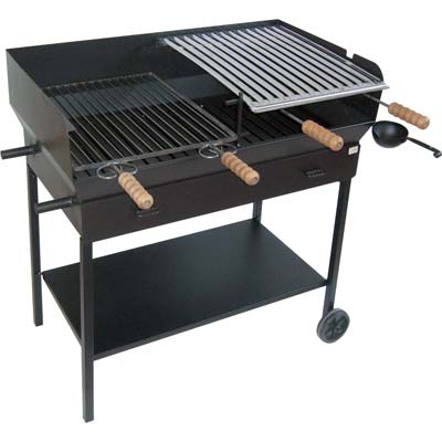 BARBECUE CARBONELLA LEGNA PARTY CRUCCOLINI - CM 51X97 H.CM 92